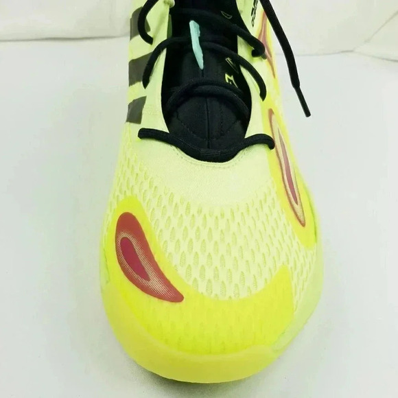 Adidas SM Exhibit A Neon Yellow Men\'s Lace Up Basketball Sneakers FX0643 main image 2